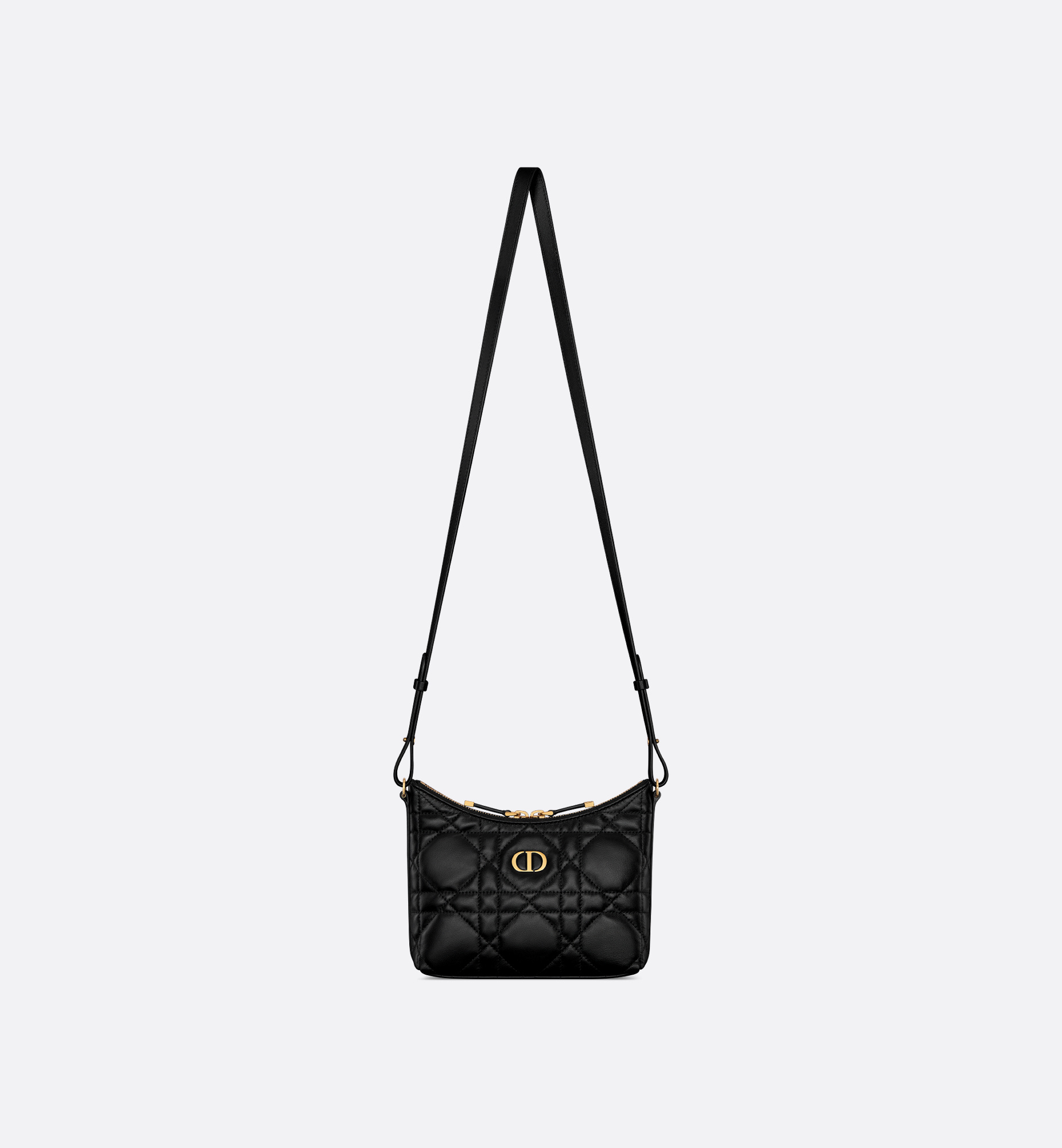 Dior Miss Caro Ling Mini Bag With Chain In Black