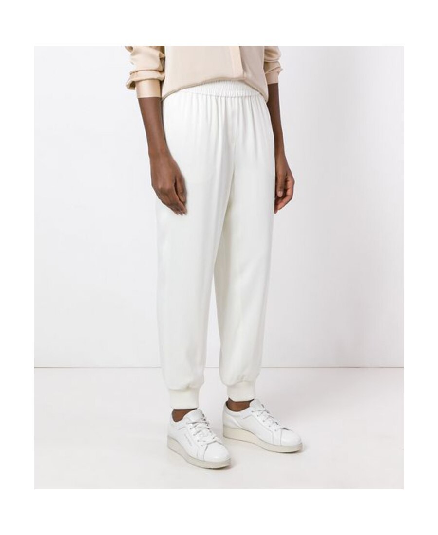 Dkny Loose Waist Casual Pants In White