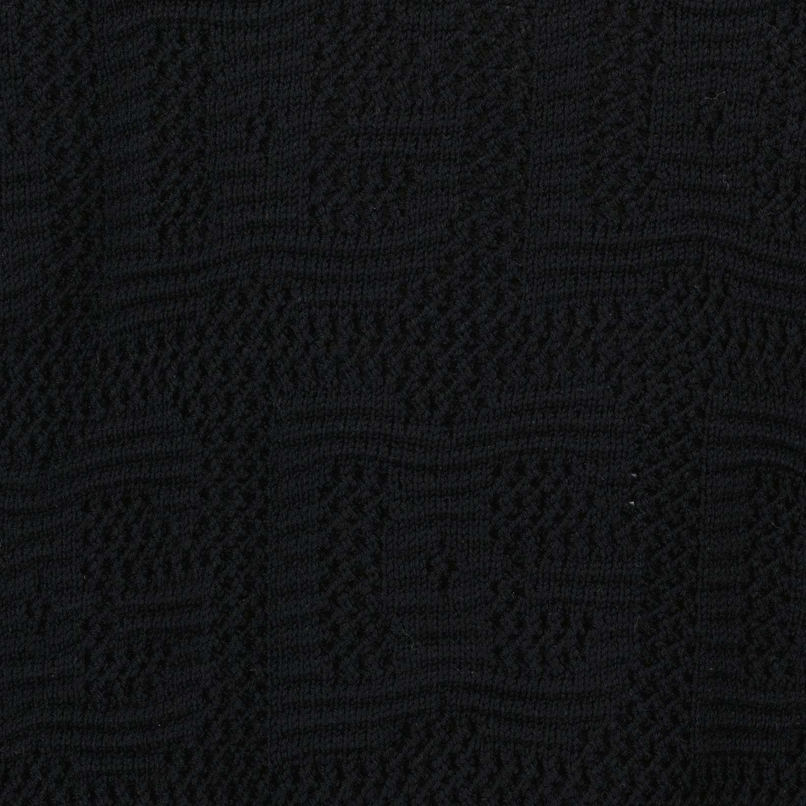 Dolce & Gabbana Oversize Textured Wool Crew-neck Sweater In Black