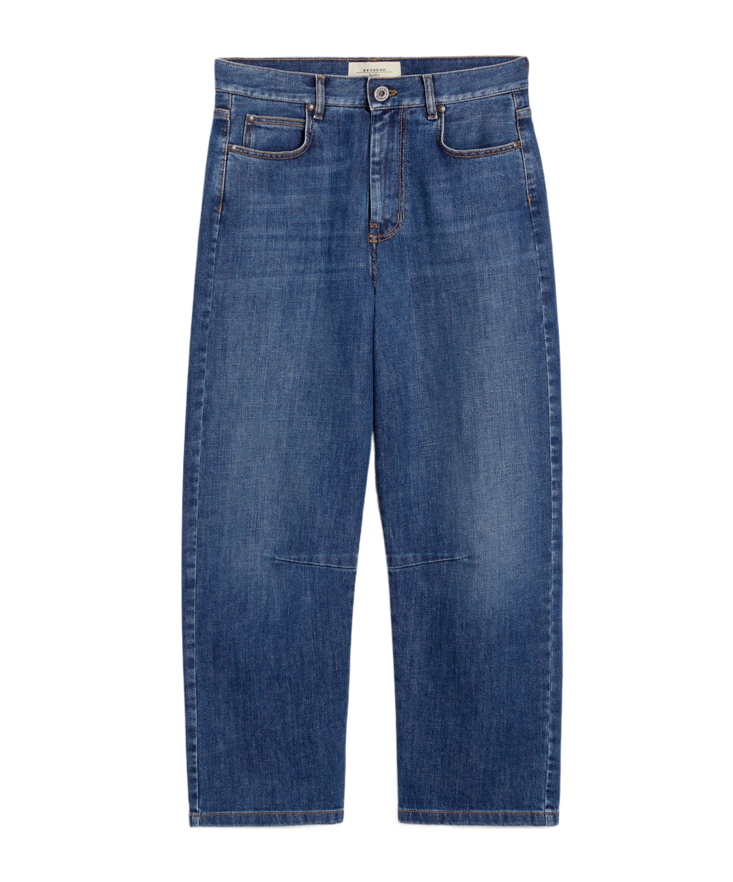 Weekend Max Mara Denim Trousers With Belt Loops