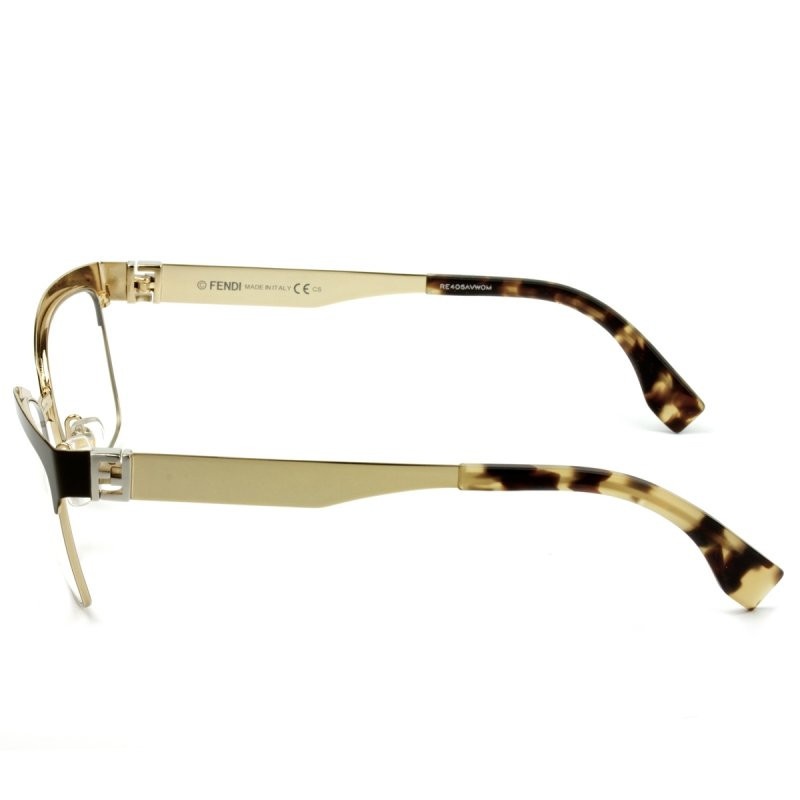 Fendi Logo Detail Flat Lens In Black