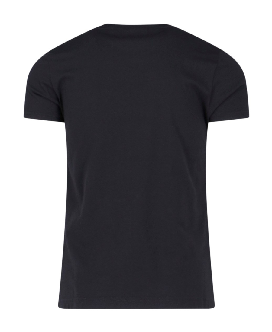Vivienne Westwood Orb Logo-embroidered Stretch-cotton T-shirt In Black