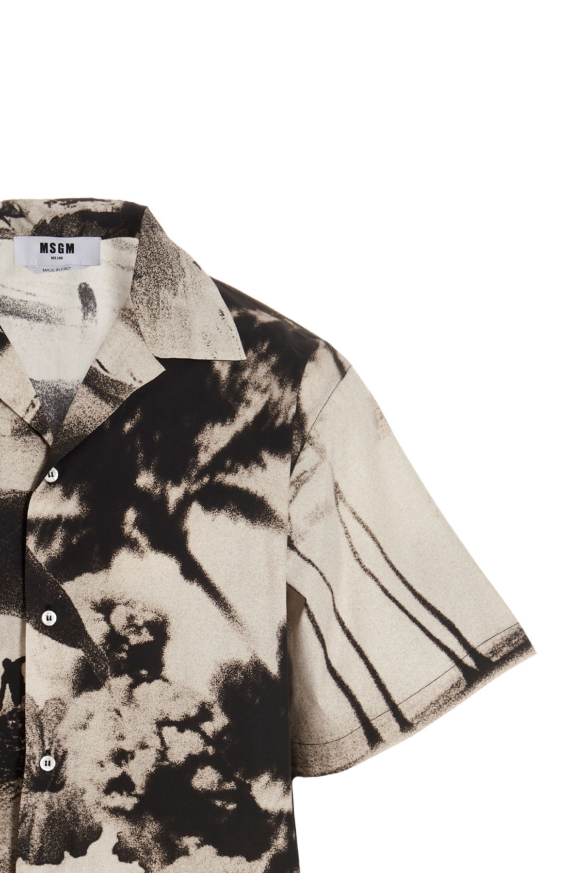 Msgm A Short Sleeved Shirt In Nude