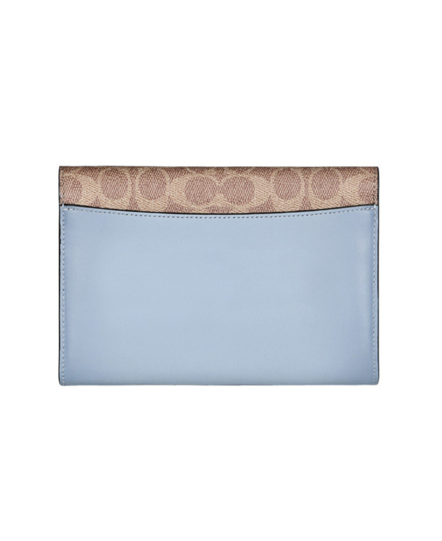 Shop Coach Flip Open And Close Single Shoulder Bag In Nude