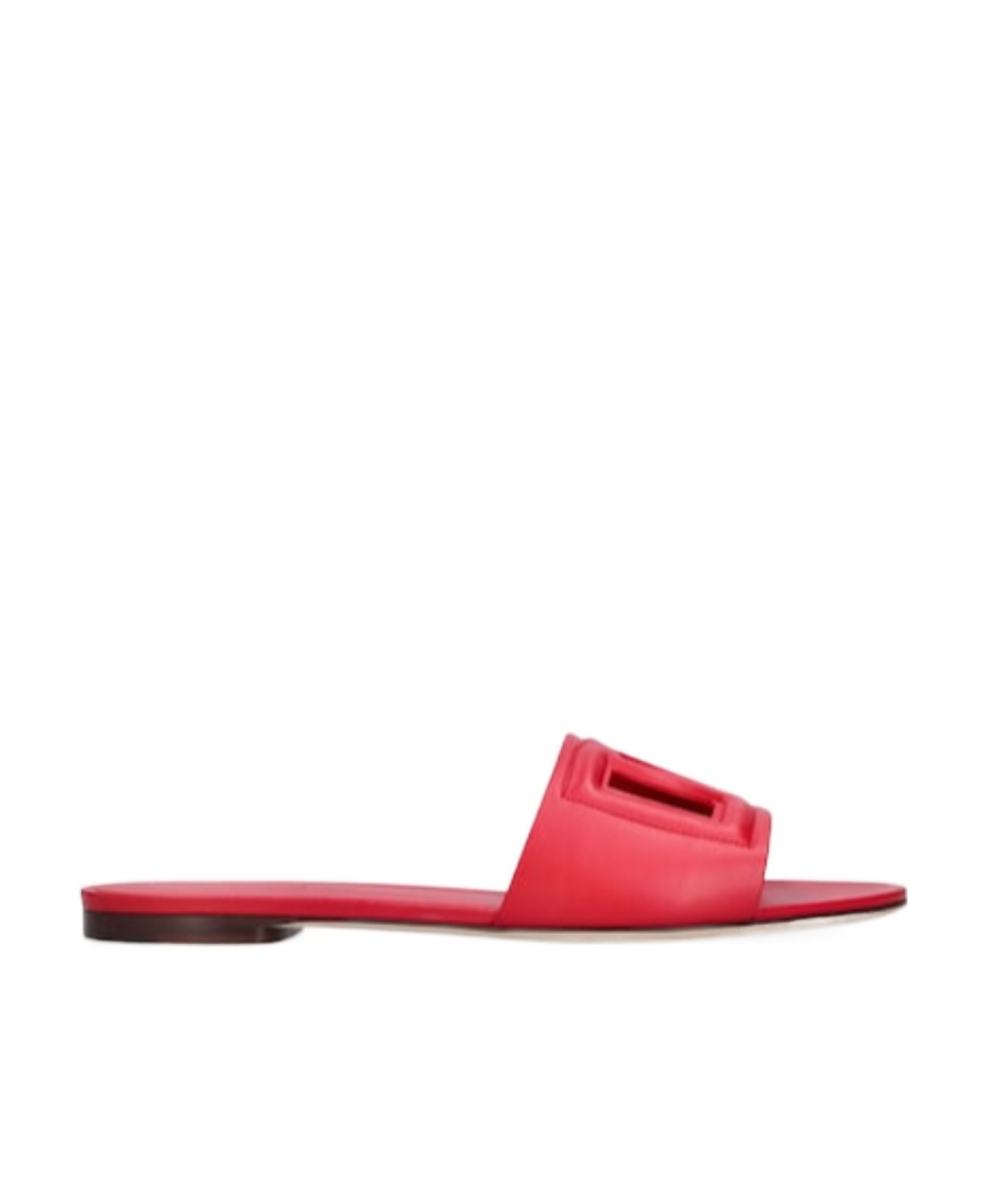 Dolce & Gabbana Bianca Logo Slippers