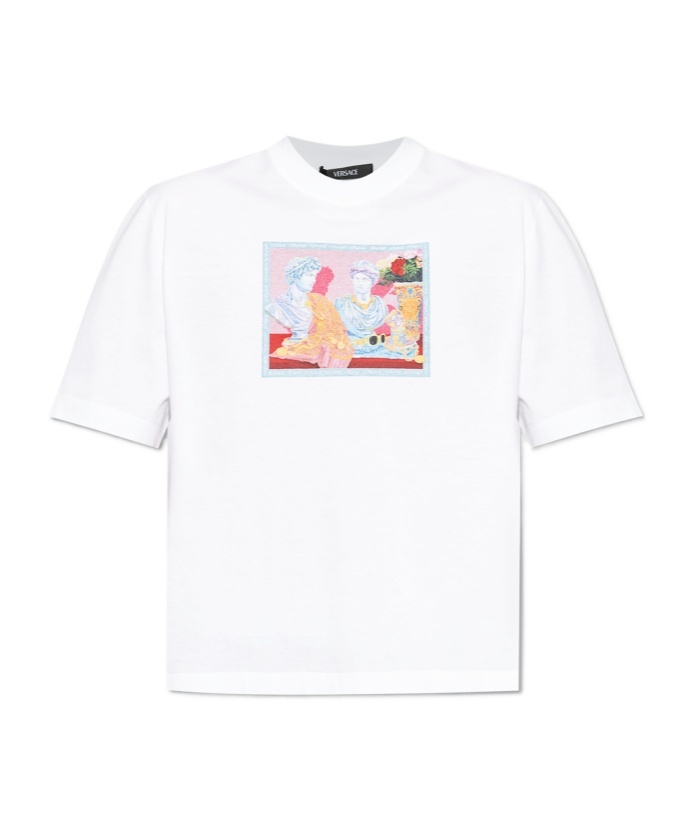 Versace Short-sleeved T-shirt In White