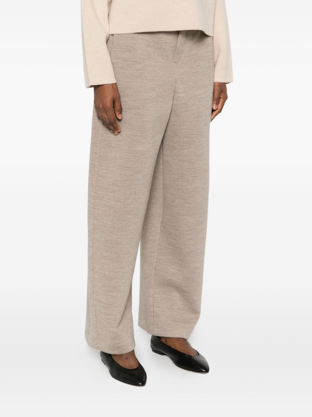 Max Mara Pocket Casual Pants In Neutral