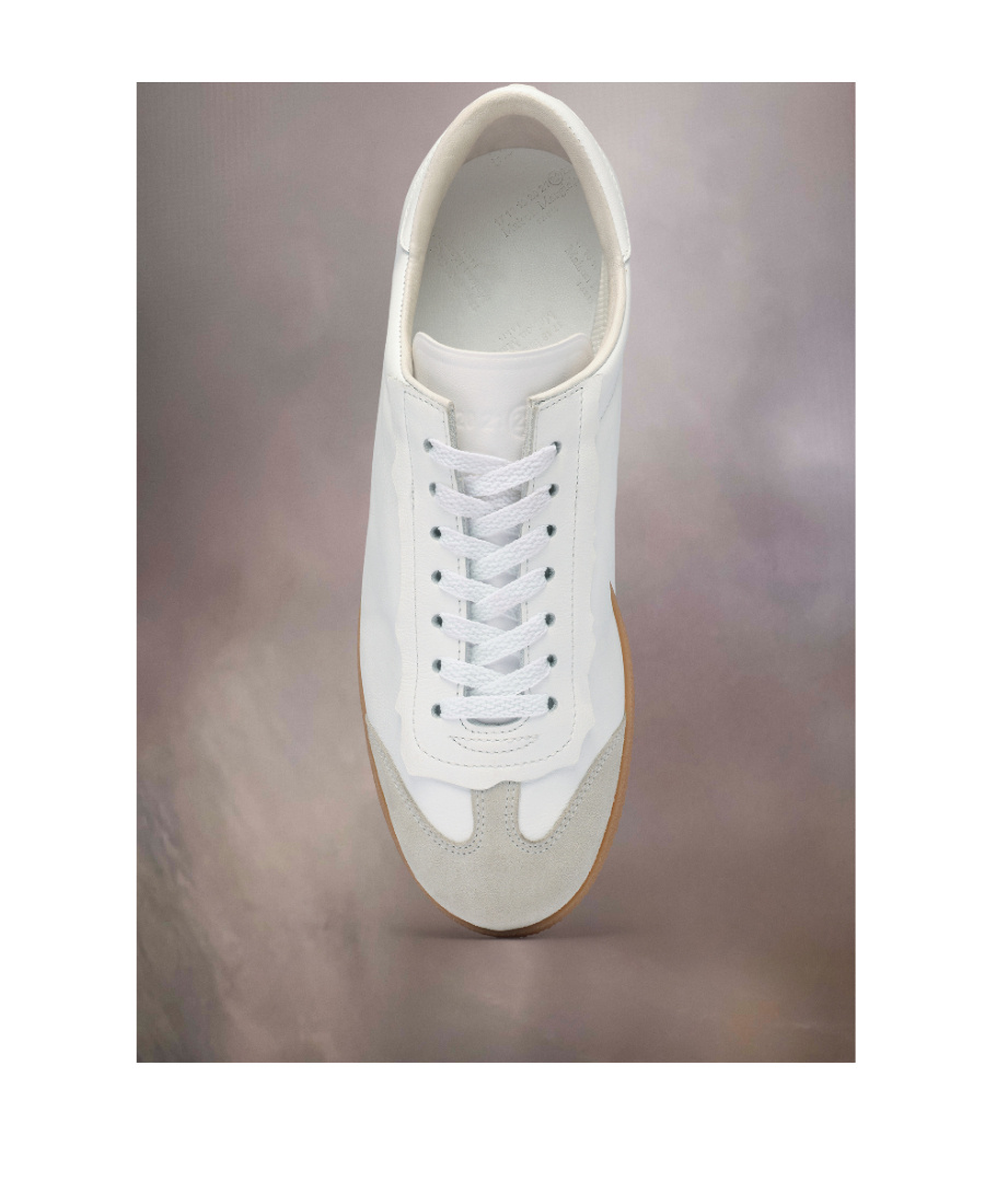 MAISON MARGIELA MAISON MARGIELA PANELLED LACE-UP SNEAKERS