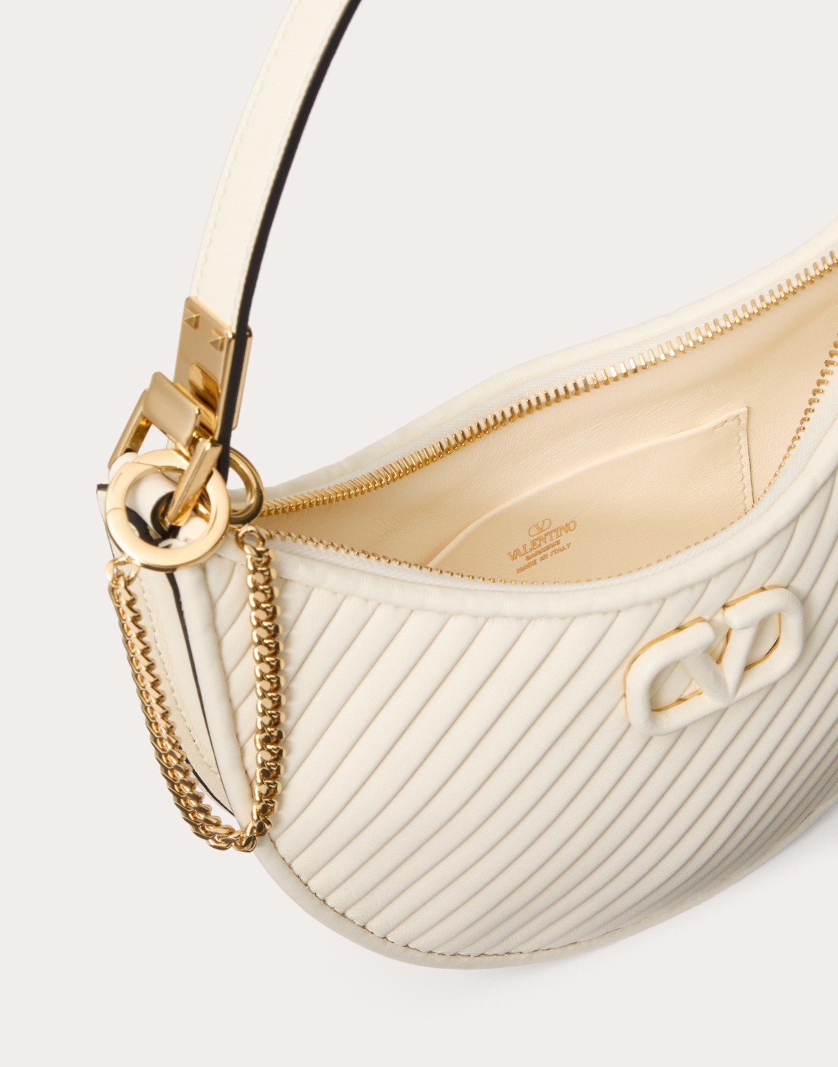 Valentino Mini Hobo In White