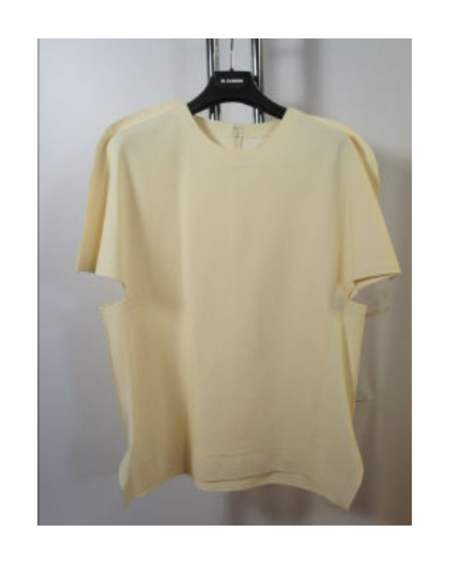 Jil Sander Round-necked T-shirt In Nude