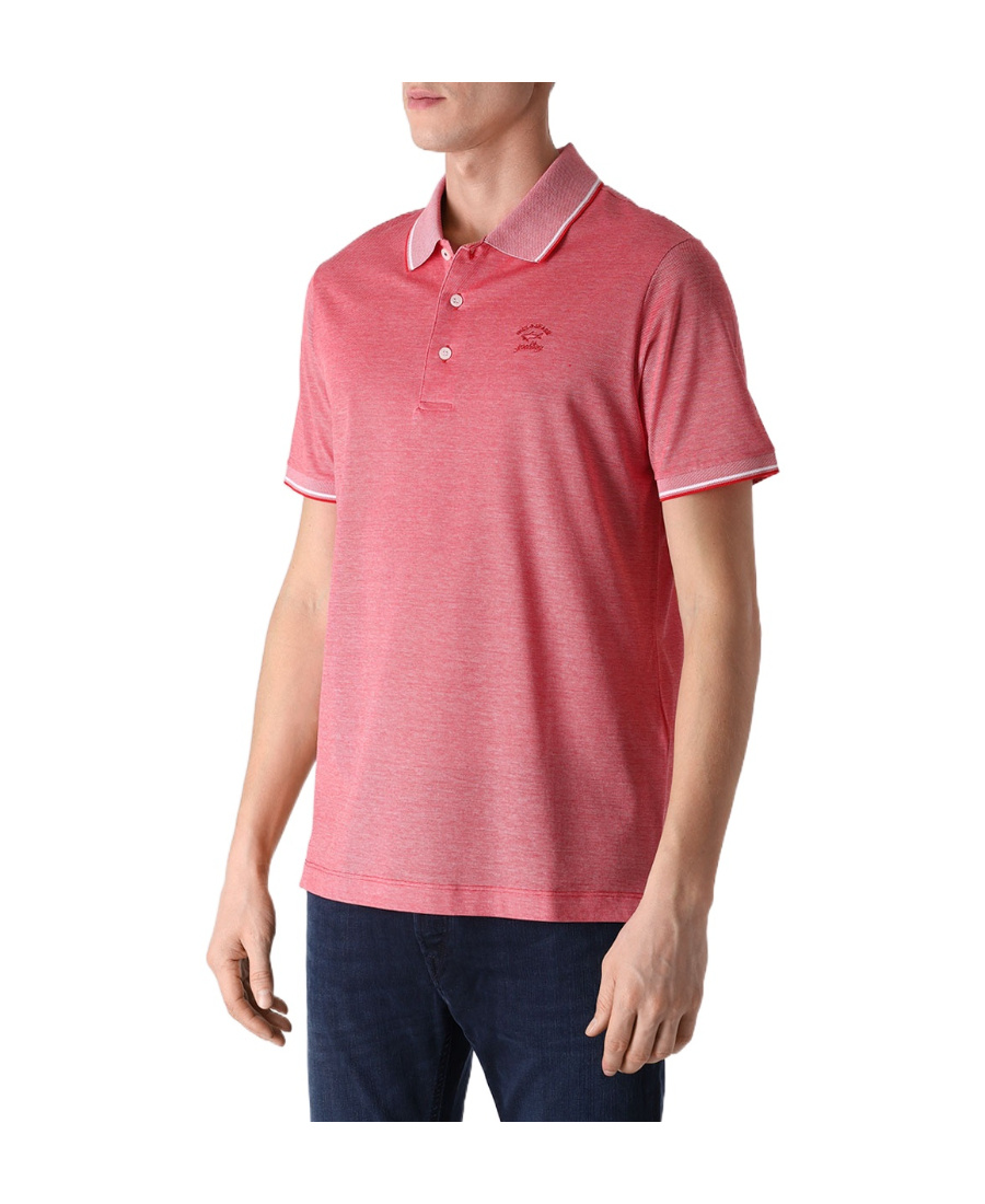 Paul & Shark Red Short Sleeve Logo Polo