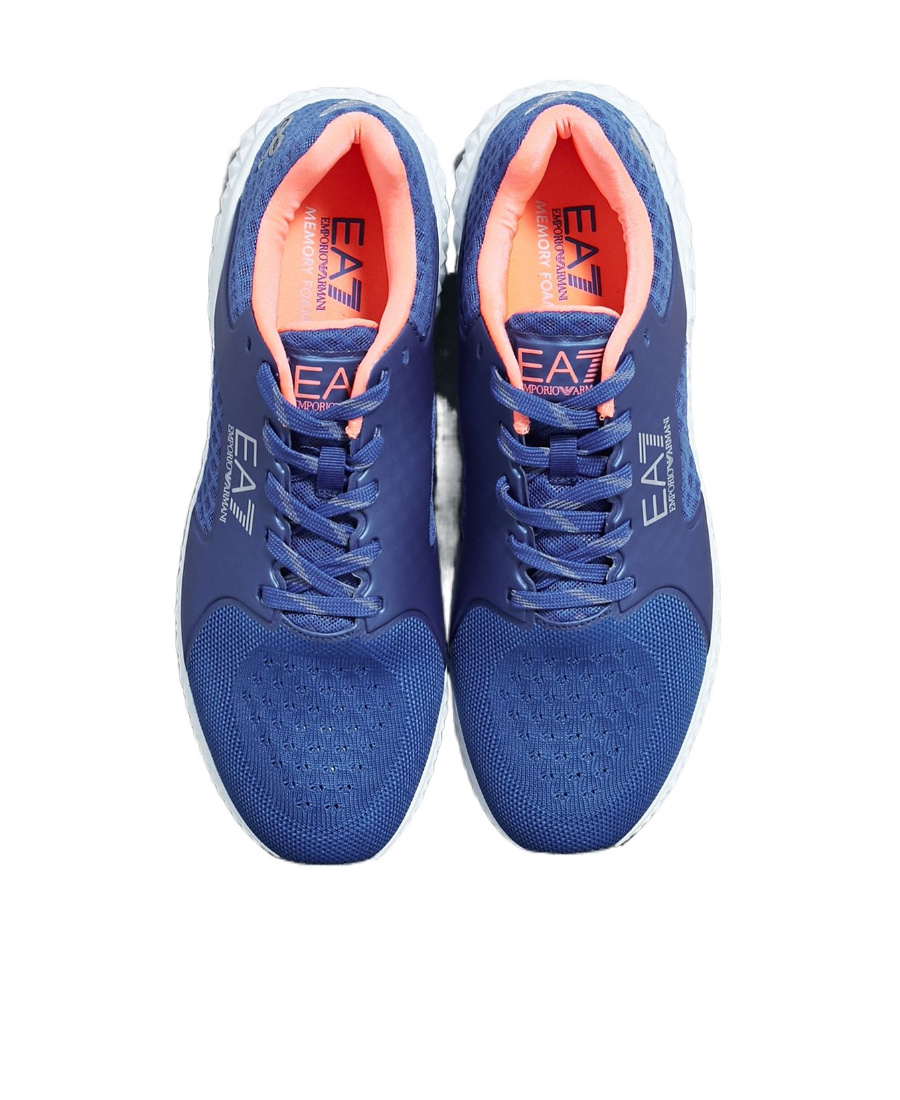 EA7 LOGO LACING CASUAL SNEAKERS