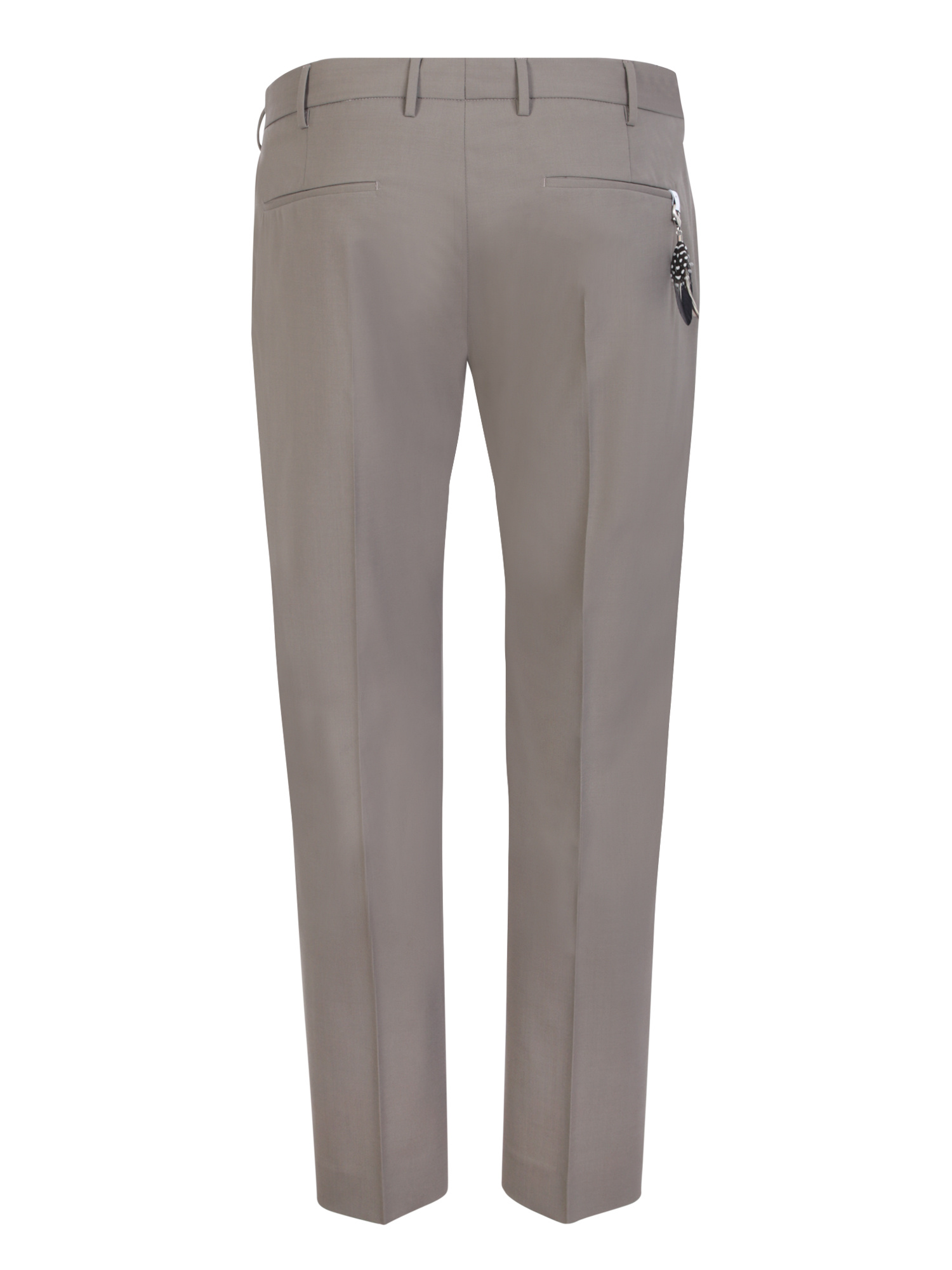 Pt Torino Straight Casual Pants In Gray