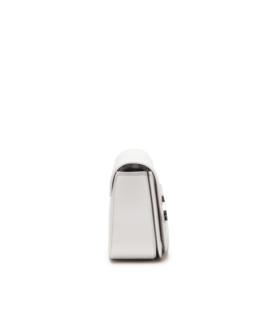 Diesel Medium 1dr Leather Shoulder Bag In White