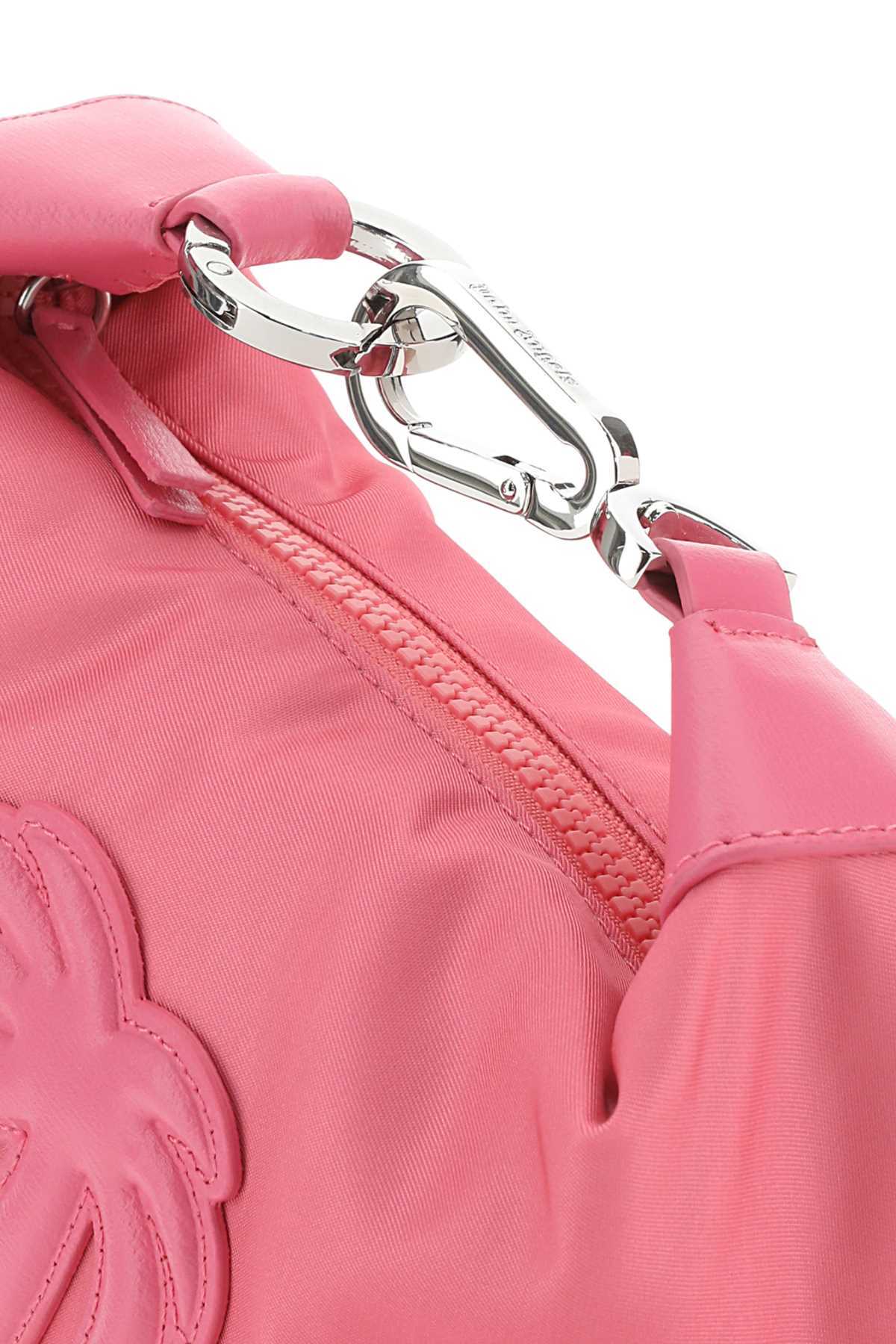 Palm Angels Mini Big Palm Logo-embossed Clutch Bag In Pink