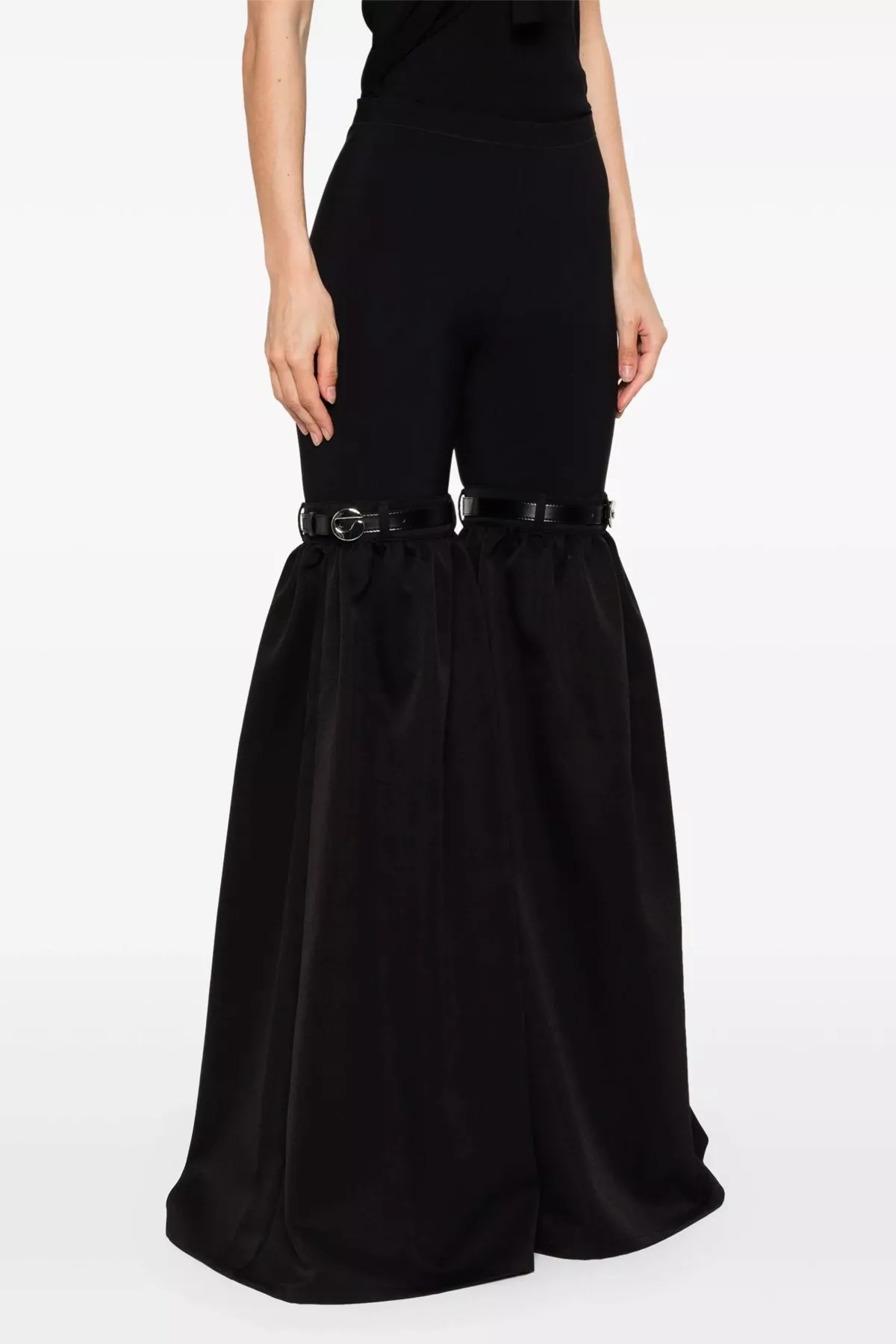 Coperni Flared Trousers With Fitted Upper