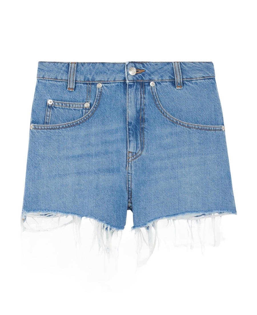 Iro Denim Shorts In Blue