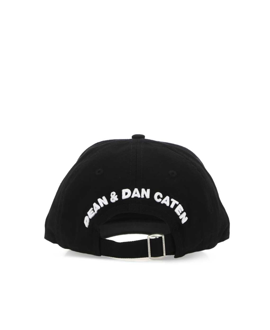 Dsquared2 Logo Embroidered Cap In Black