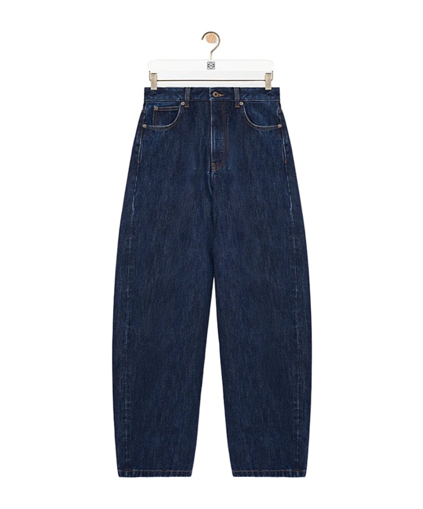 Loewe Jeans In Cotton In Blue