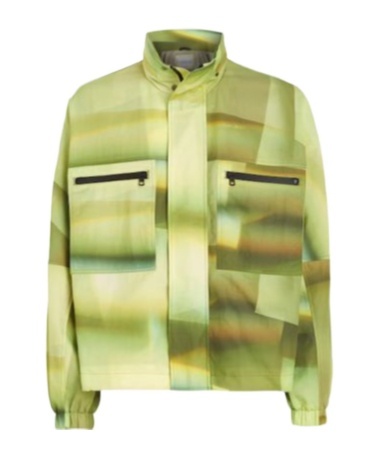 Calvin Klein Long-sleeved Casual Jacket In Green