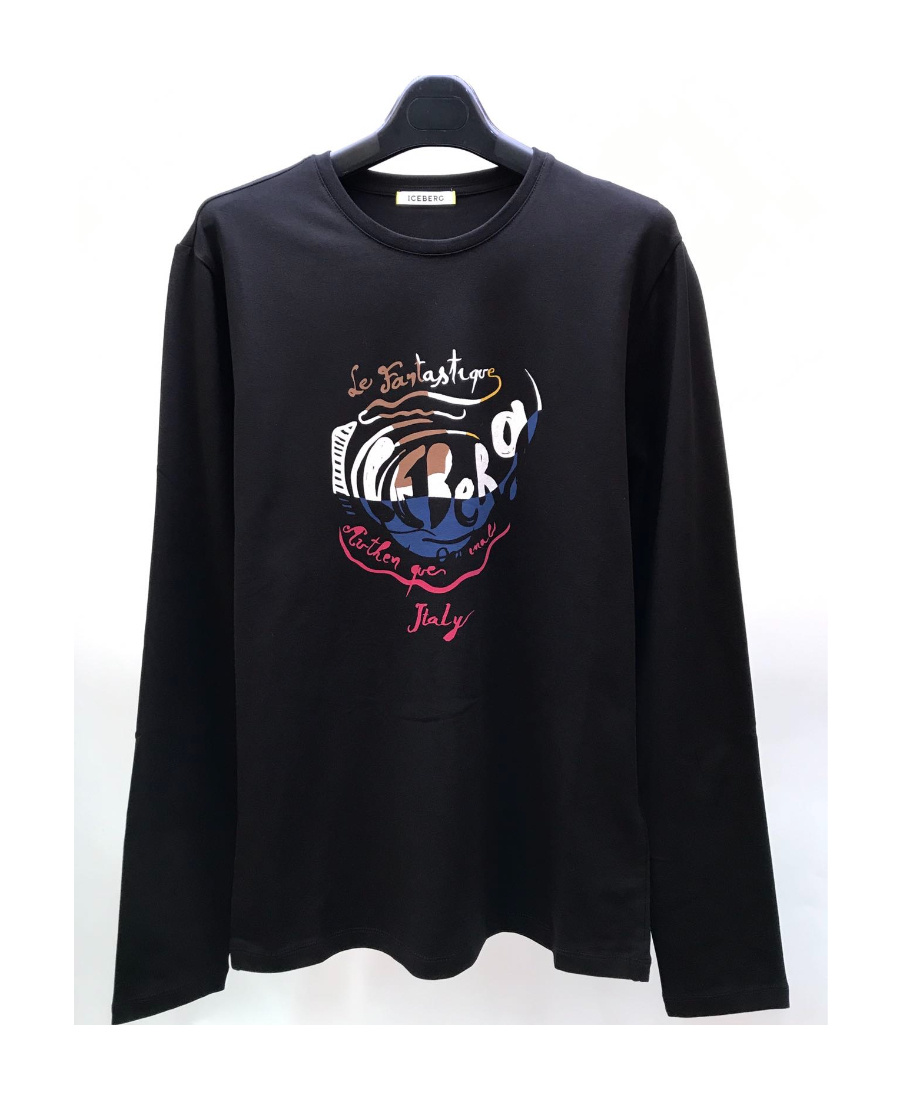 ICEBERG LOGO DETAILS LONG-SLEEVED T-SHIRT