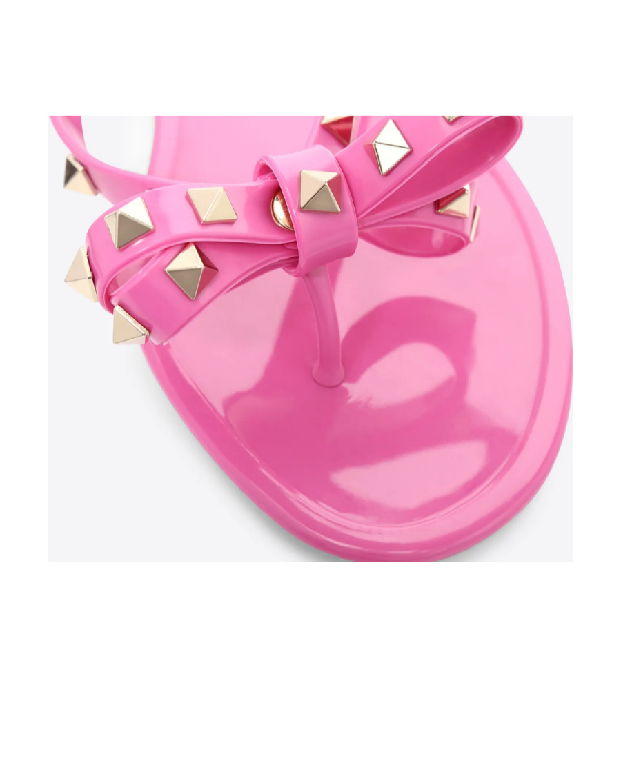 Valentino Rivet Flip-flops In Multi