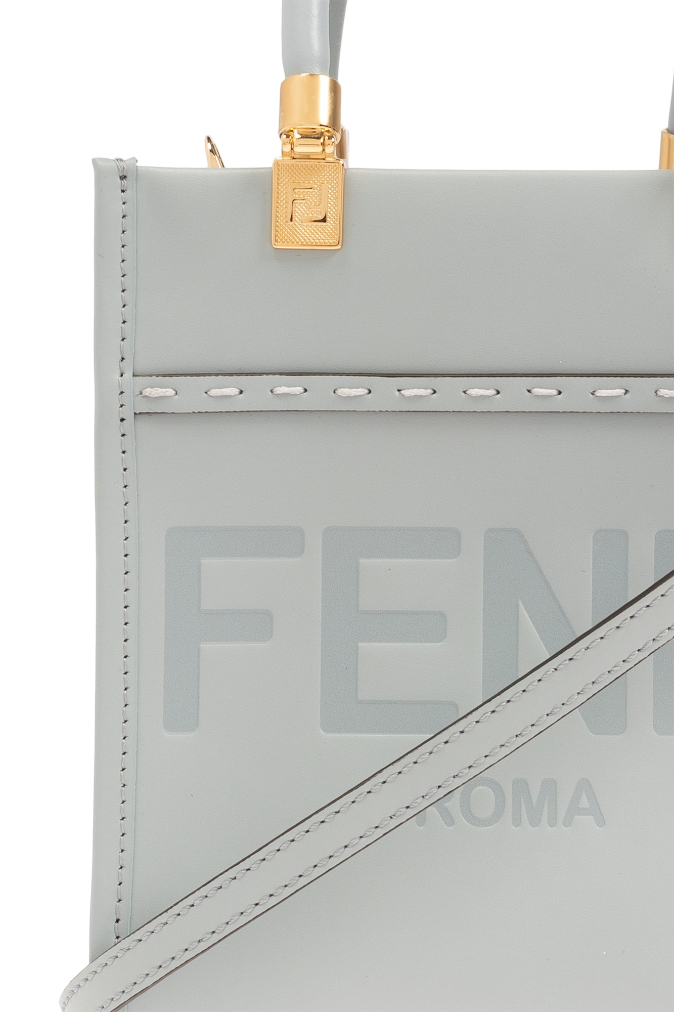 Fendi Sunshine Mini Bag In Blue