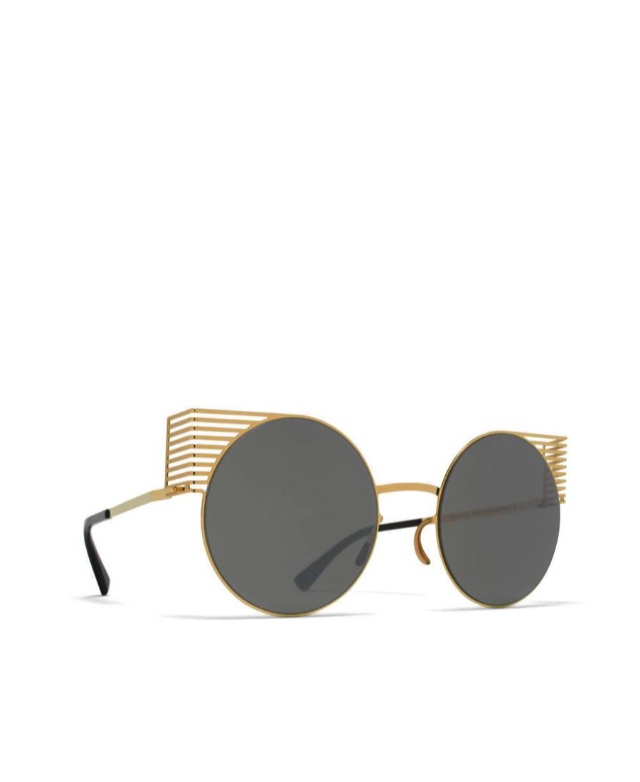 Mykita Circular Microstandard Sunglasses In Black