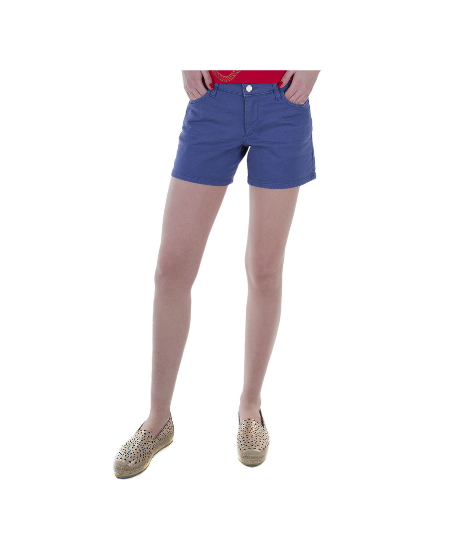 ARMANI JEANS LOGO DENIM SHORTS