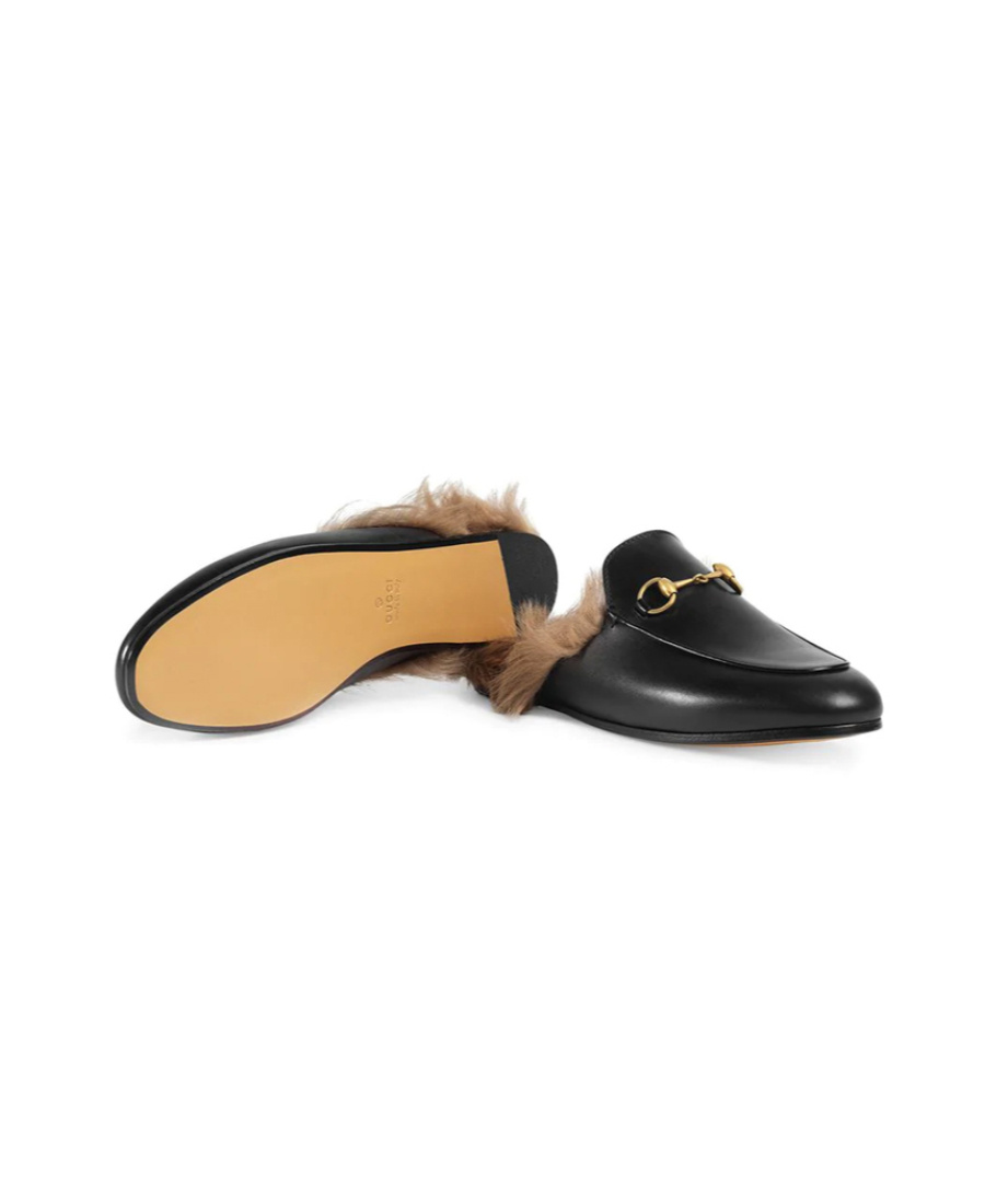 Shop Gucci 2015 Re-edition Women's Princetown In Black