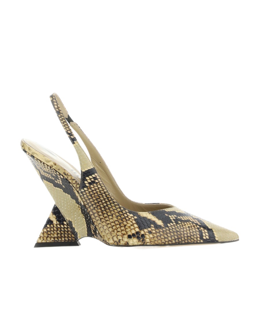 Attico The Cheope Slingback Pumps In Multicolor