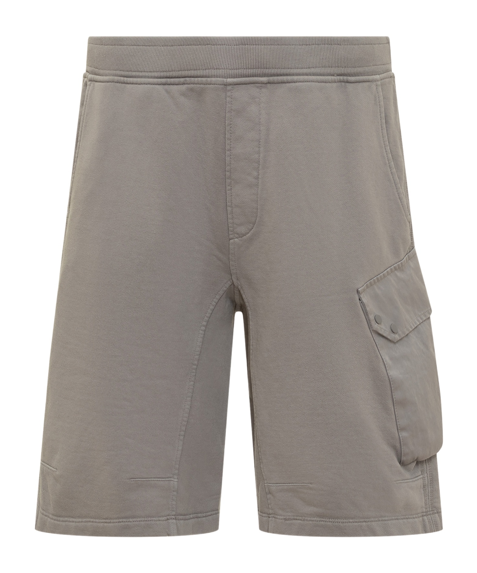 Ten C Shorts With Elastic Waistband In Gray