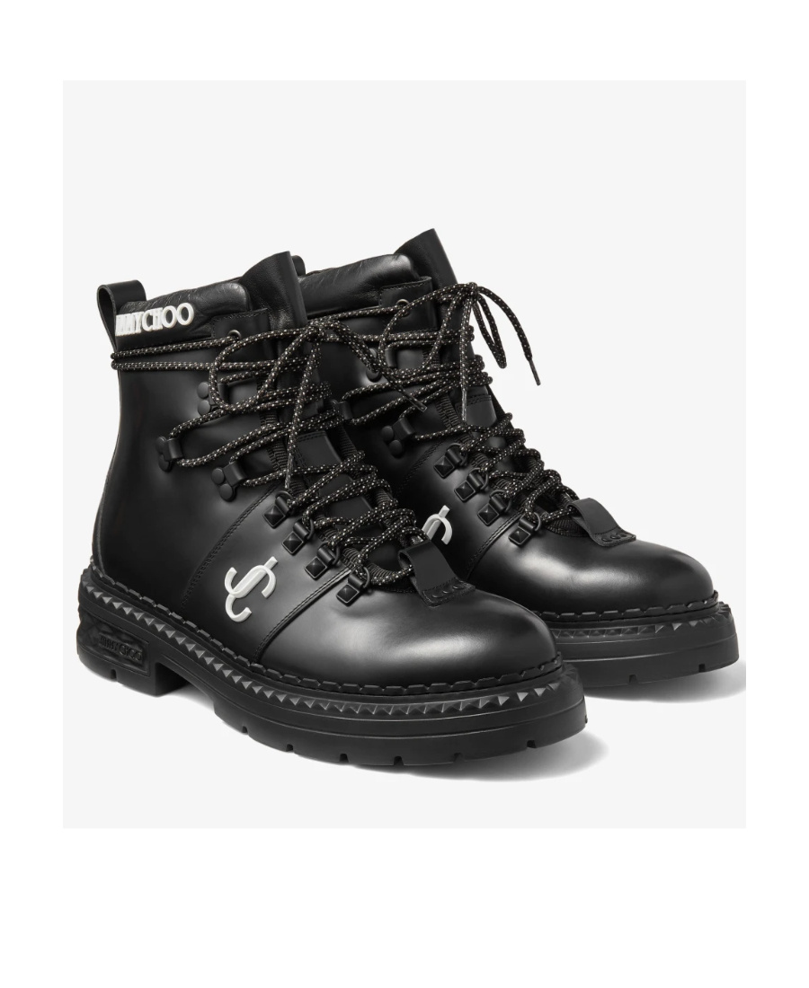 Jimmy Choo Marlow Hiking Boots In Black