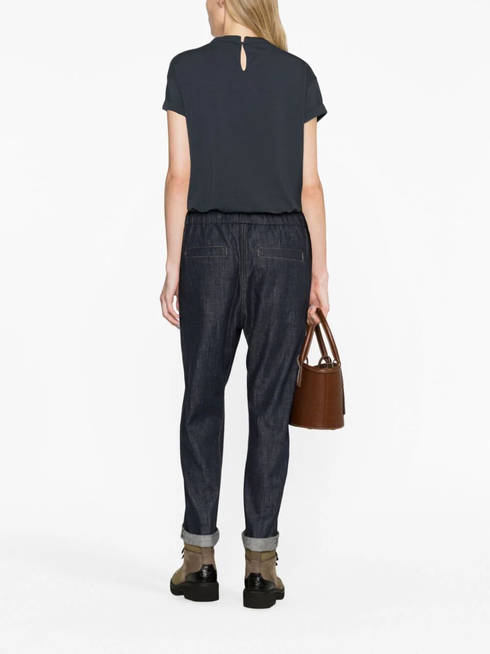 Brunello Cucinelli Short-sleeve T-shirt In Black