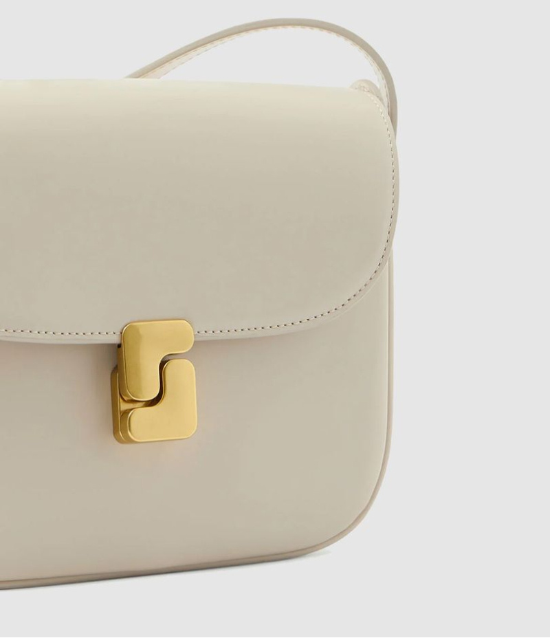 Soeur Flap Shoulder Bag In Brown