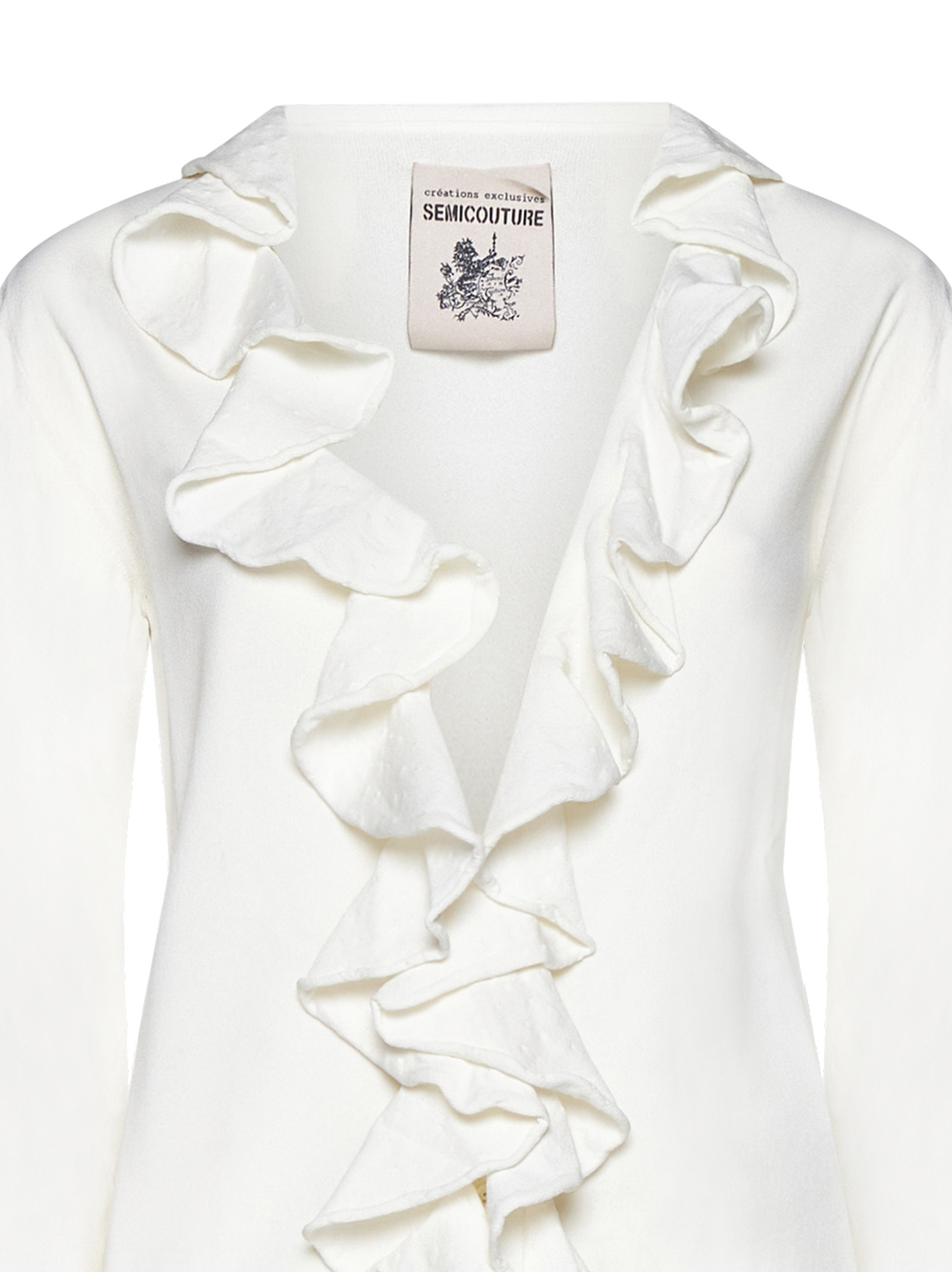 Semicouture Cardigan In White