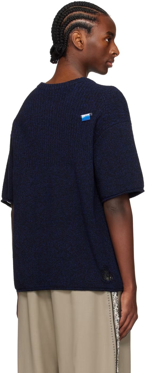 Ader Error Torn T-shirt In Black