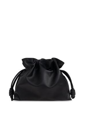 Loewe Medium Flamenco Clutch In Nappa Calfskin In Black