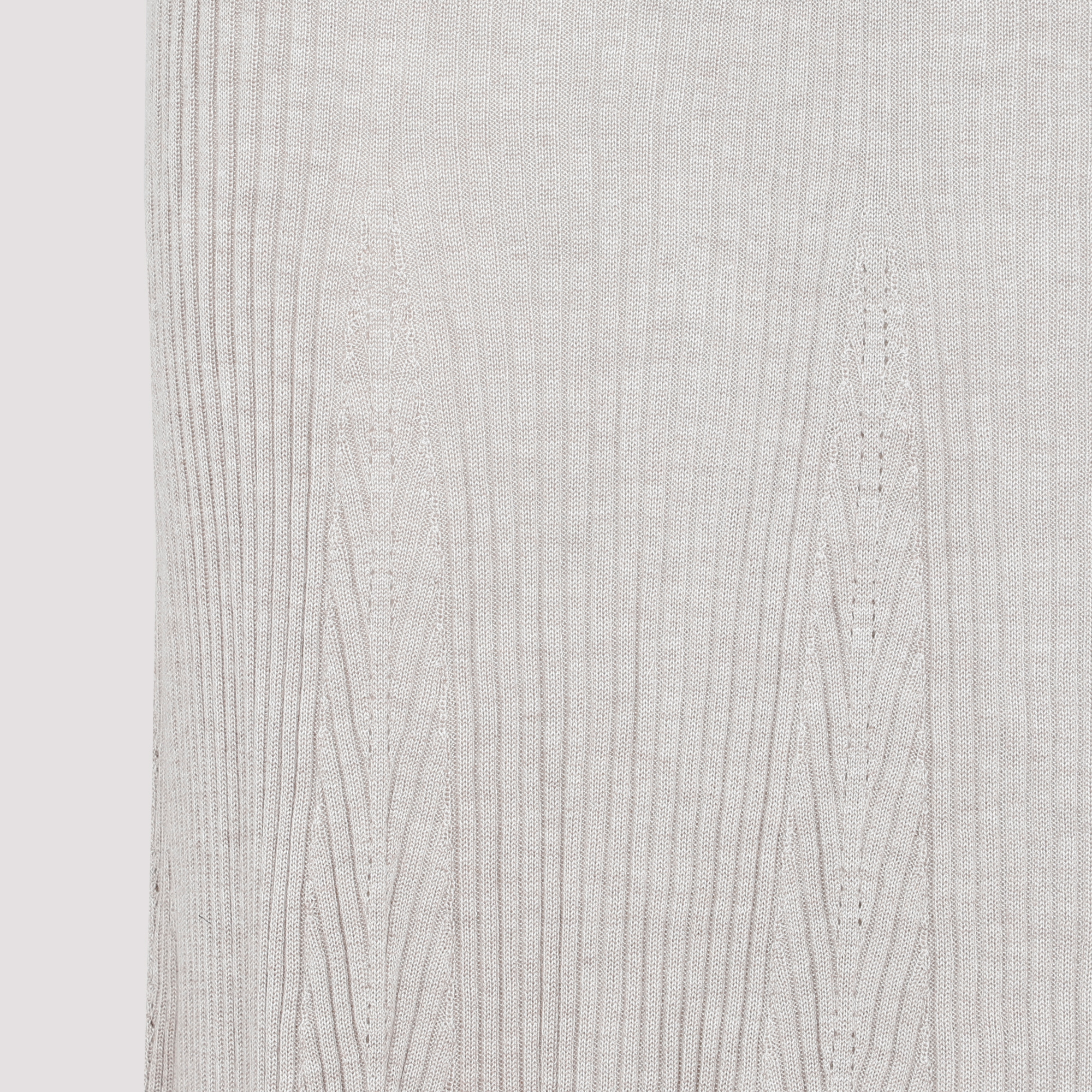 Gabriela Hearst Ribbed-knit Midi Skirt In White