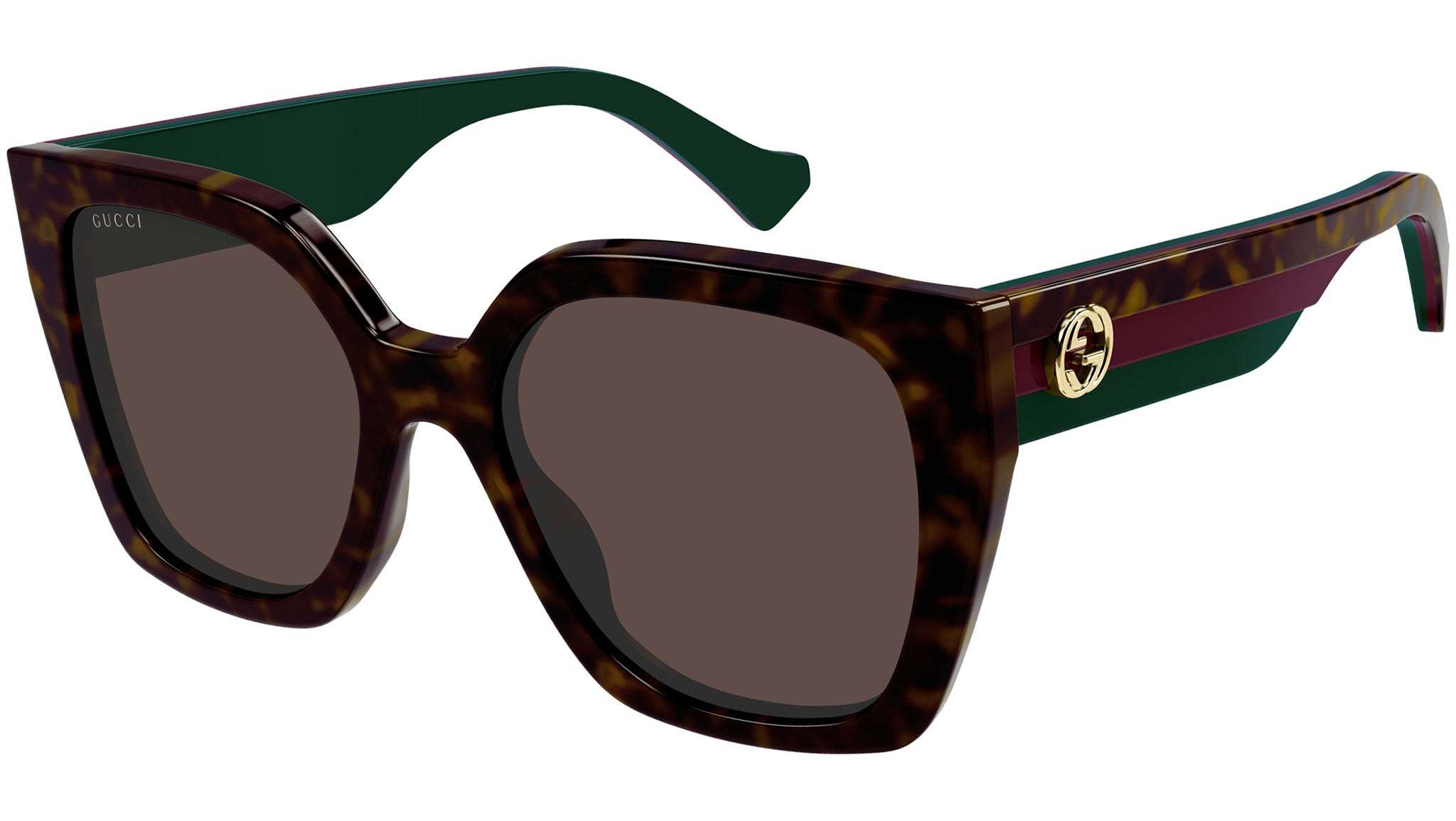 Gucci Square-frame Tortoiseshell Sunglasses In Black