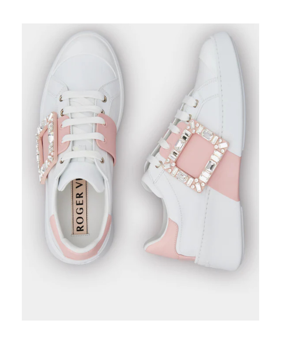 Roger Vivier Women Viv Skate Viv Skate Strass Sneaker In Multi