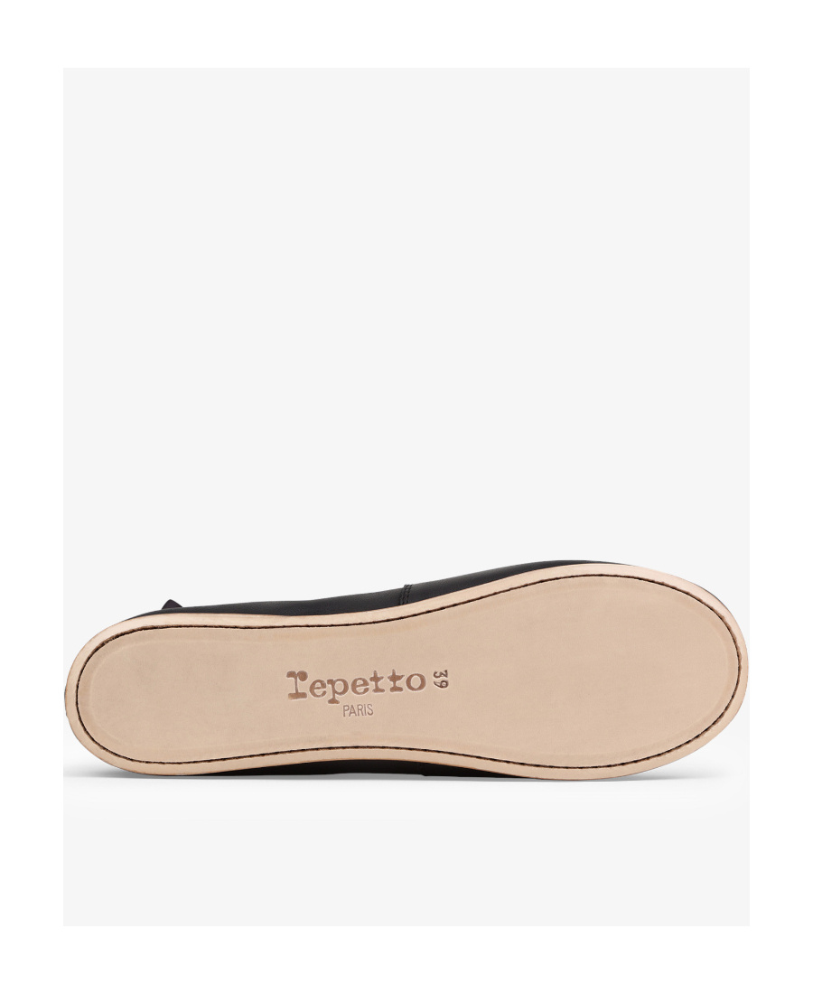 Repetto Sophia Ballet Flats With Satin Ribbons Shoes In Black