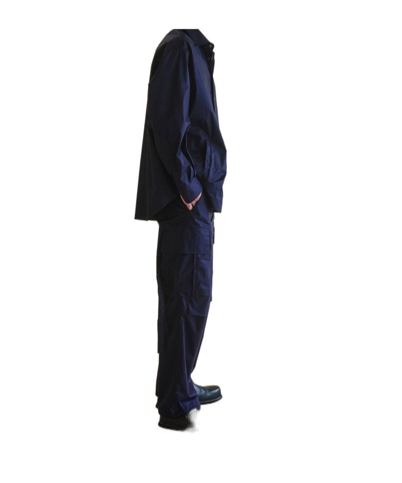 Darkpark Light Weight Popeline Cargo Pants In Black