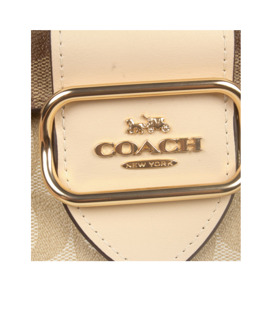Coach Morgan Square Printed Shoulder Bag In Nude
