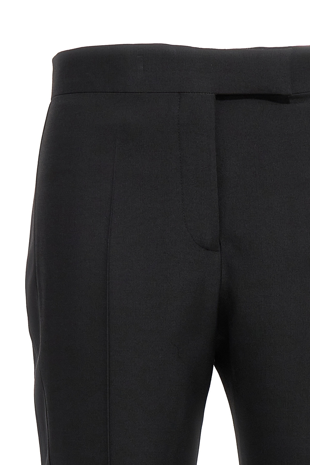 Tom Ford Straight-leg Silk-blend Trousers In Black