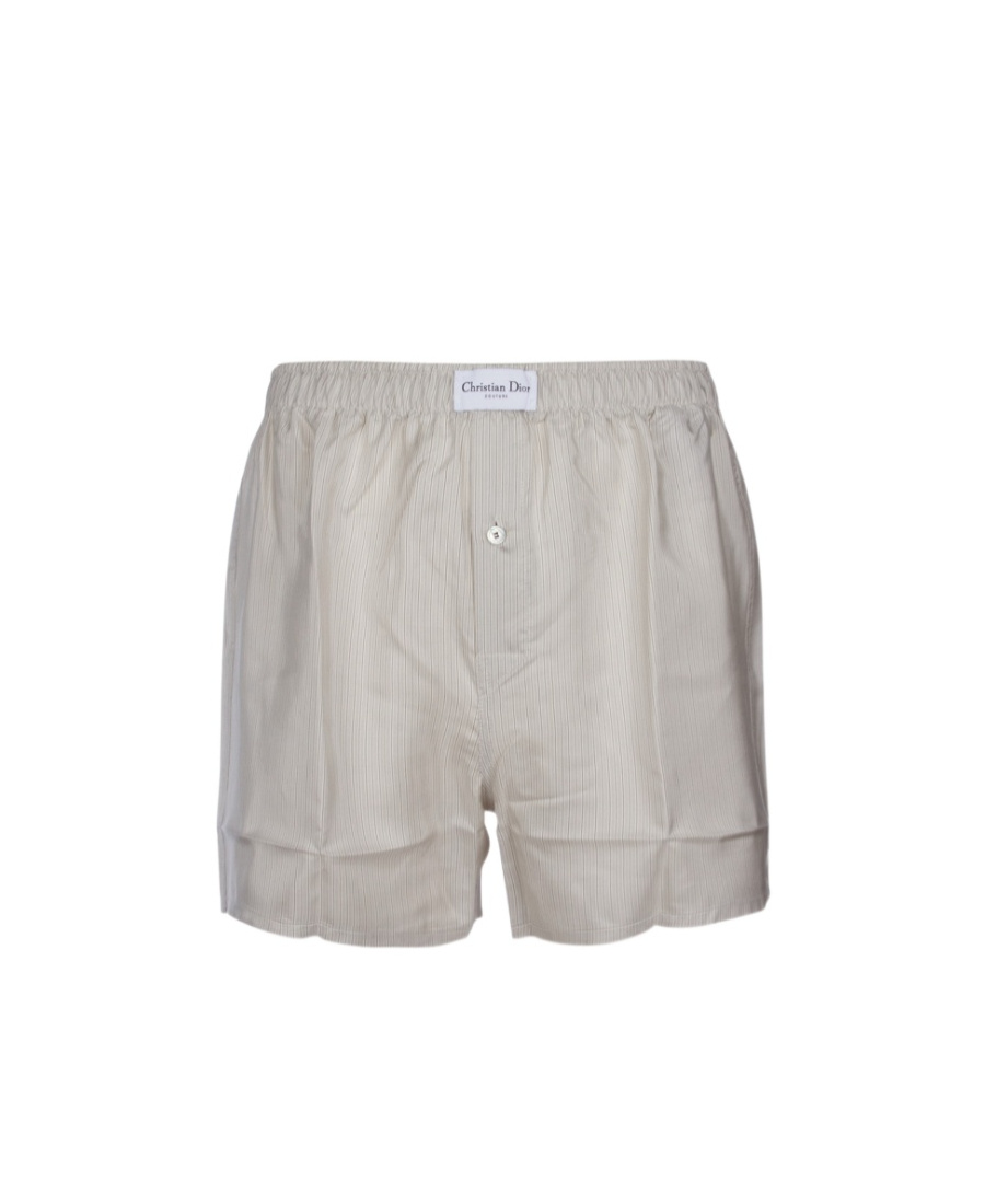 Dior Logo Pajamas Shorts In Gray