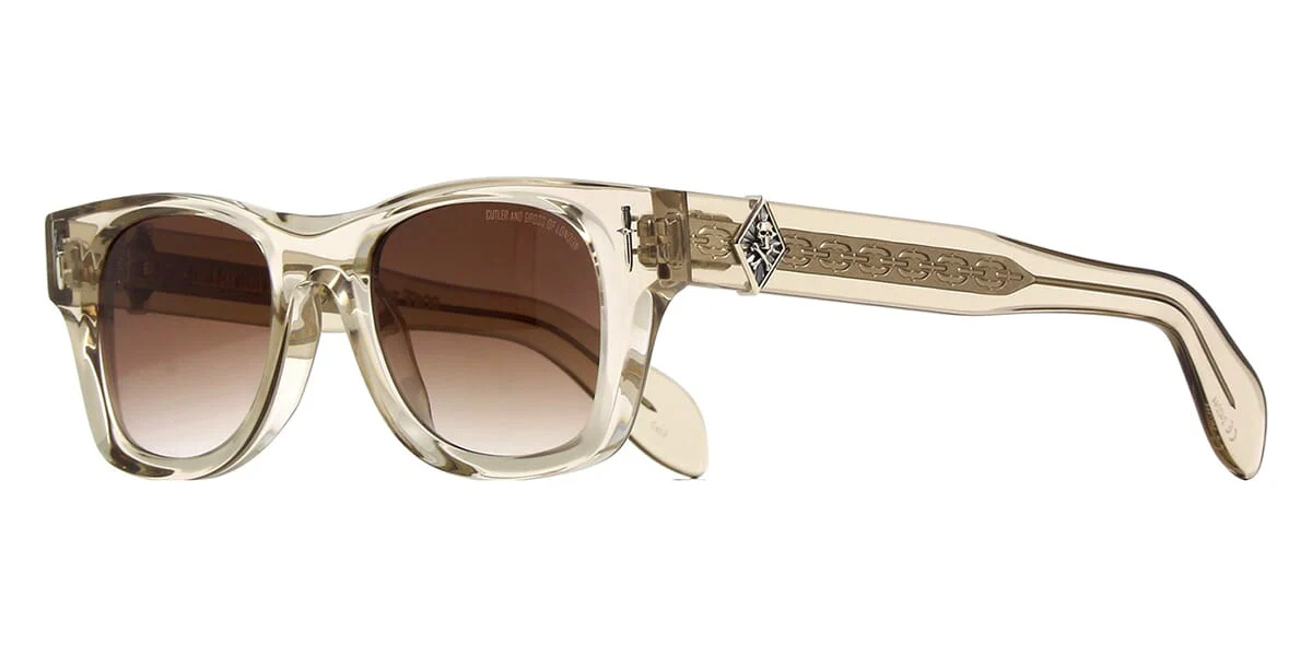 Cutler Gross Full Frame Sunglasses In Sand