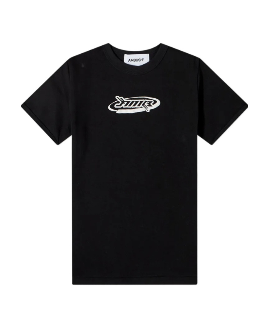 Ambush Short-sleeved Crewneck T-shirt In Black