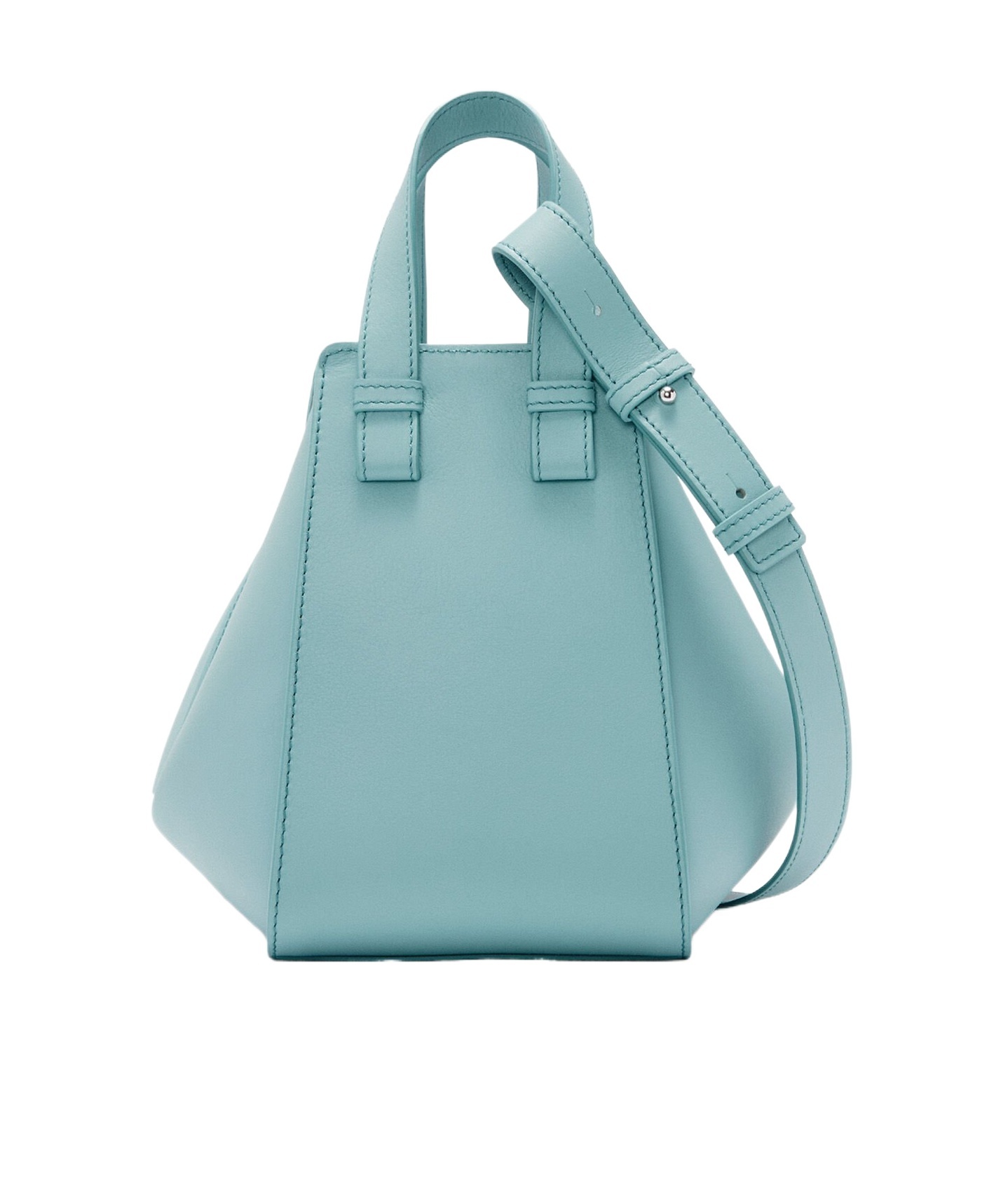 Loewe Compact Hammock Bag In Classic Calfskin In Blue