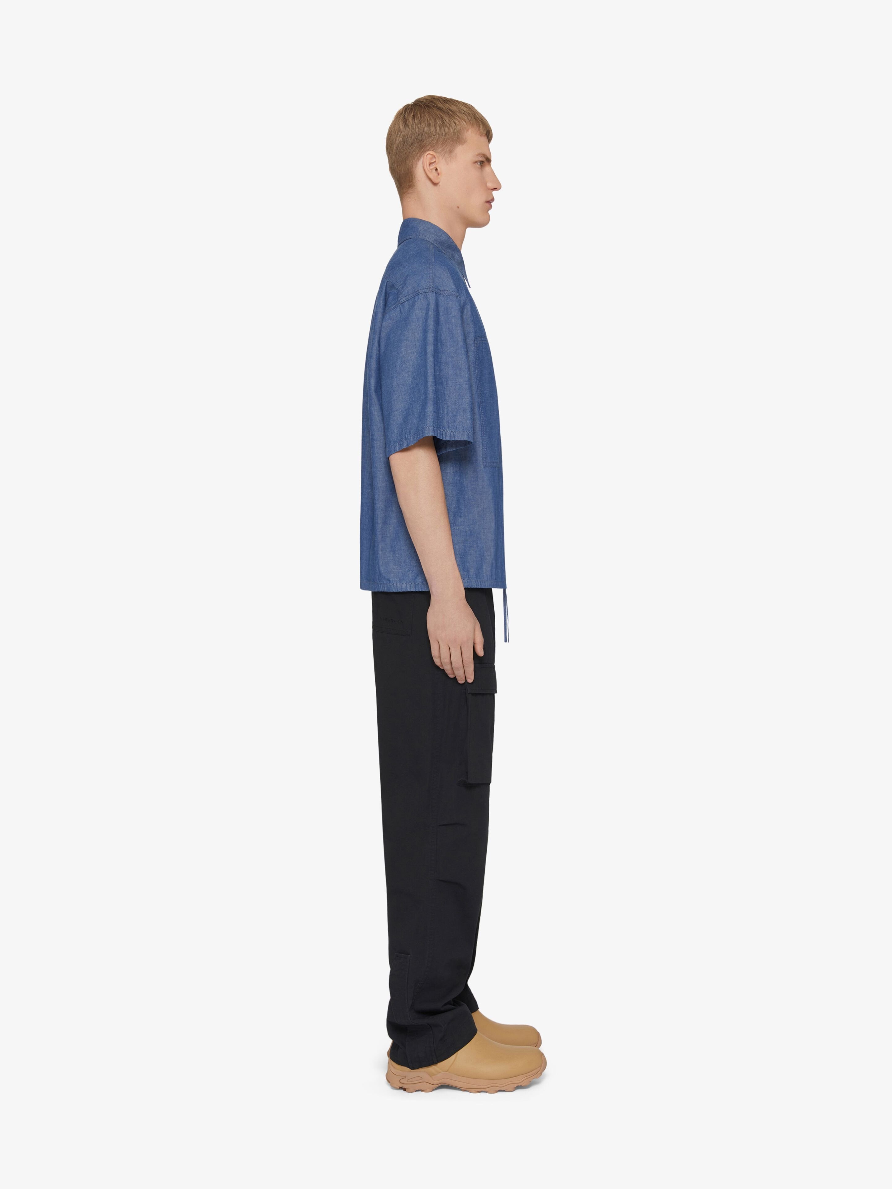 Givenchy Overwork Casual Pants With Lid Pockets In Black